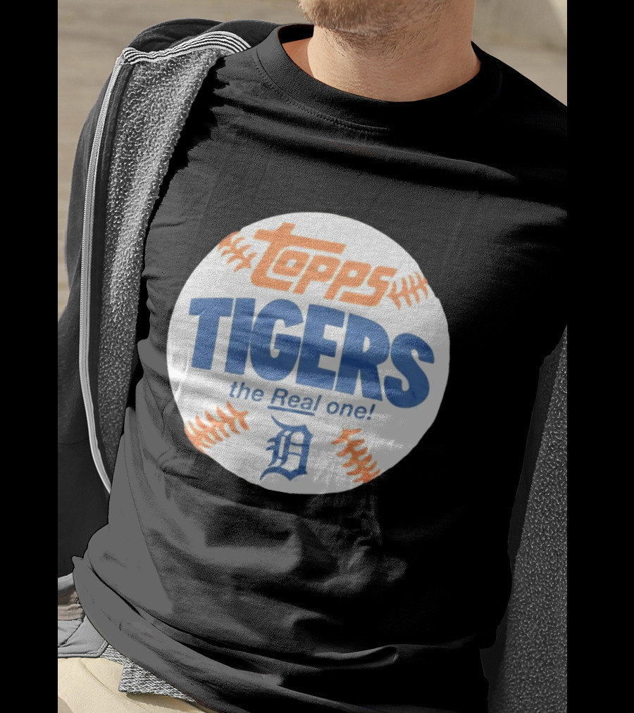 Topps Tigers The Real One Detroit T-Shirt