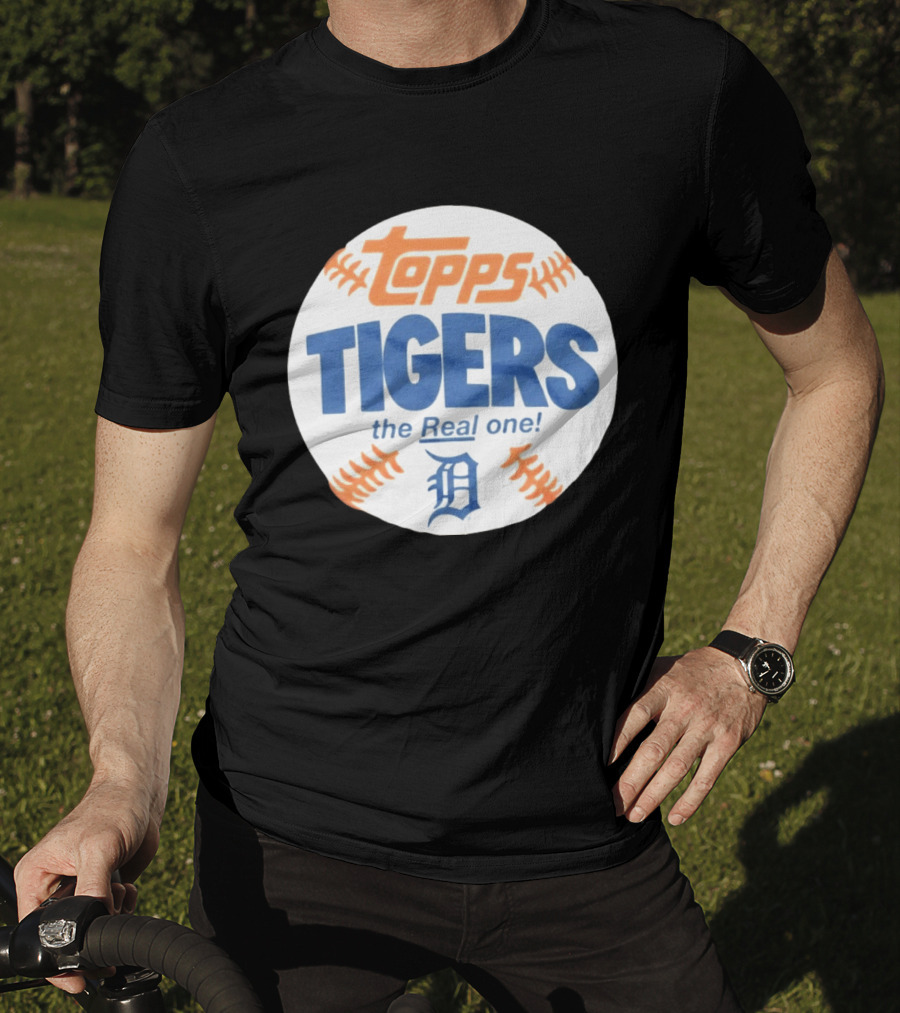 Topps Tigers The Real One Detroit T-Shirt