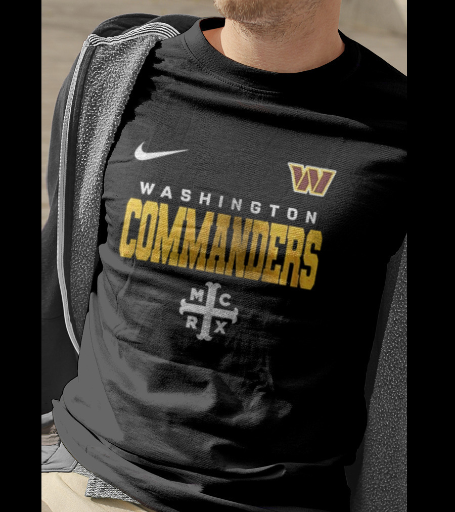 Washington Commanders My Chemical Romance NCRX Black Parade Collaboration T-Shirt