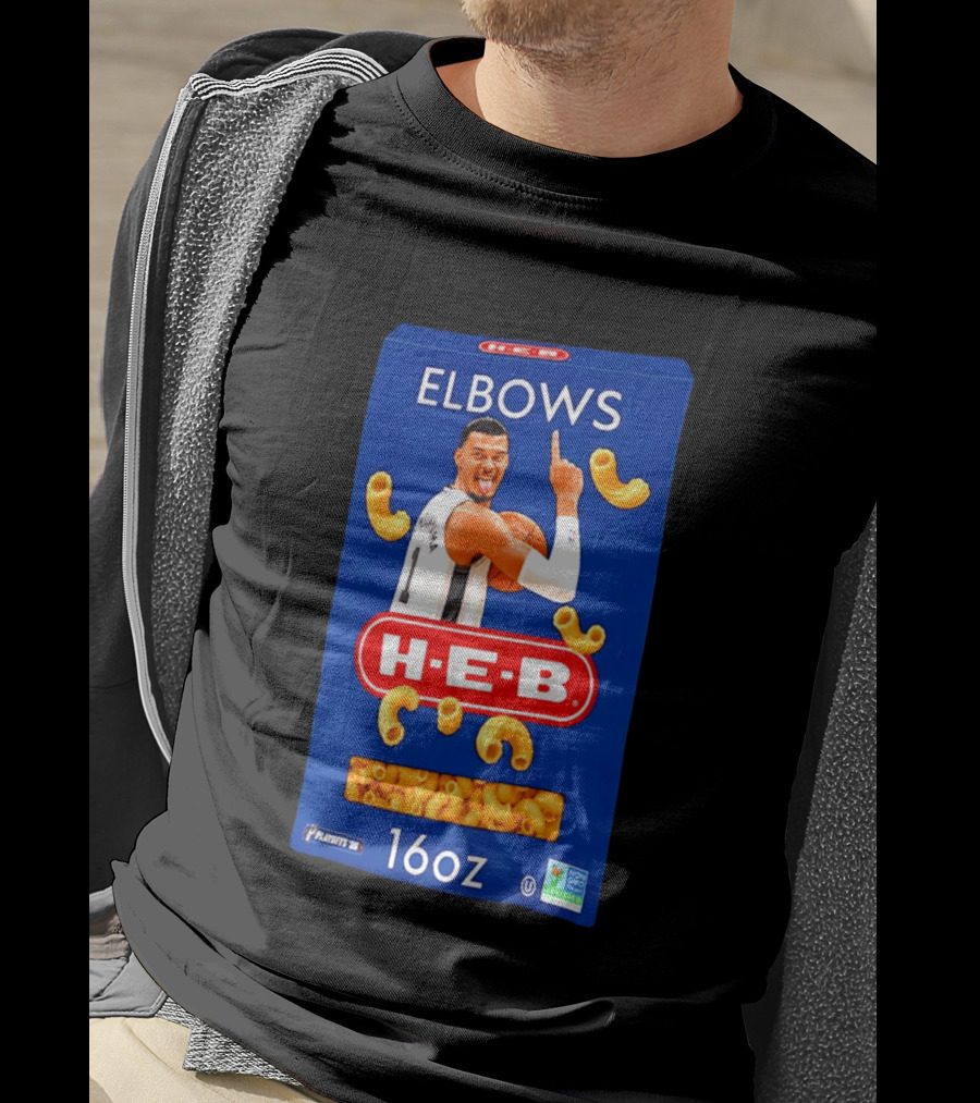San Antonio Spurs Wemby HEB Elbows 16oz Playoffs Meme T-Shirt