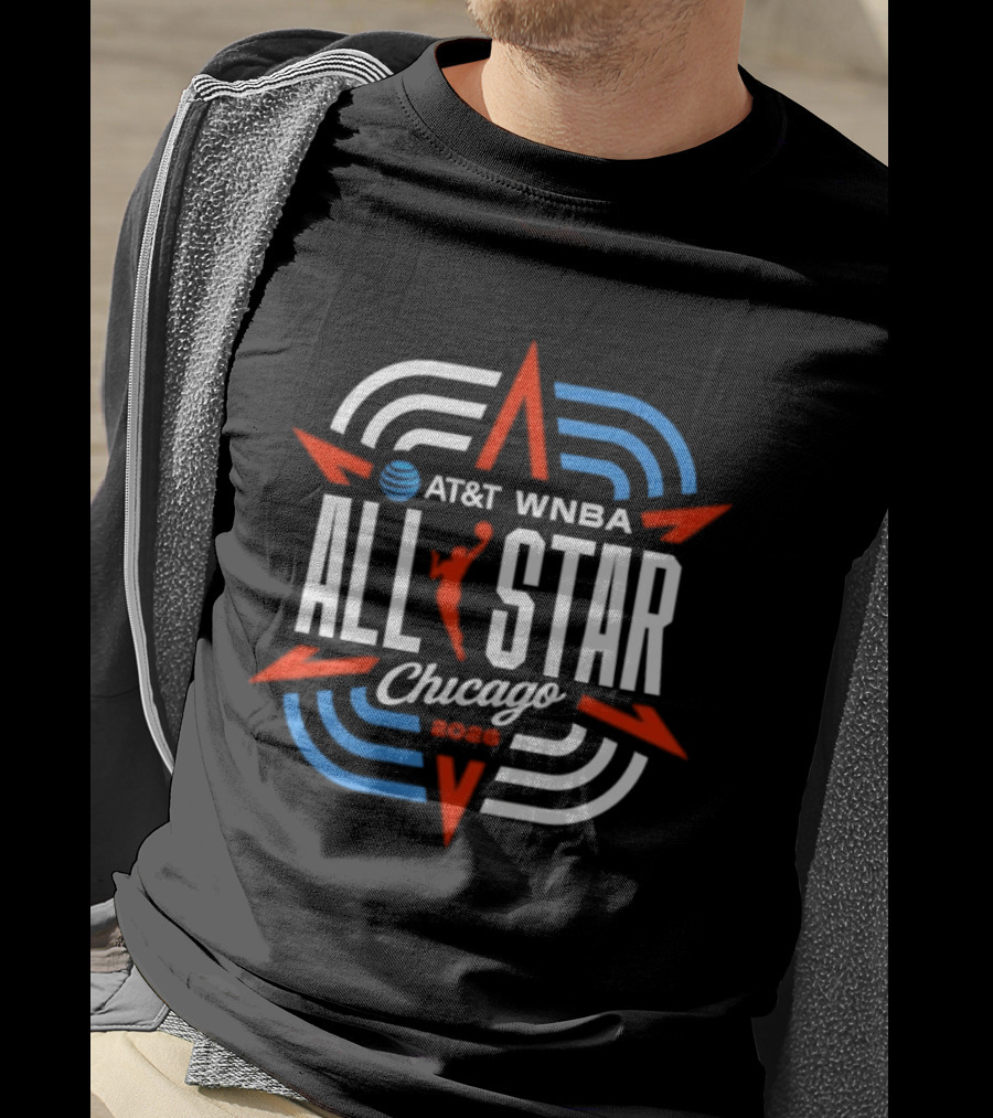 AT&T WNBA All Star Chicago 2026 T-Shirt