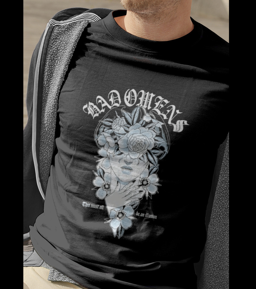 Bad Omens This Must All Be An Illusion Floral T-Shirt