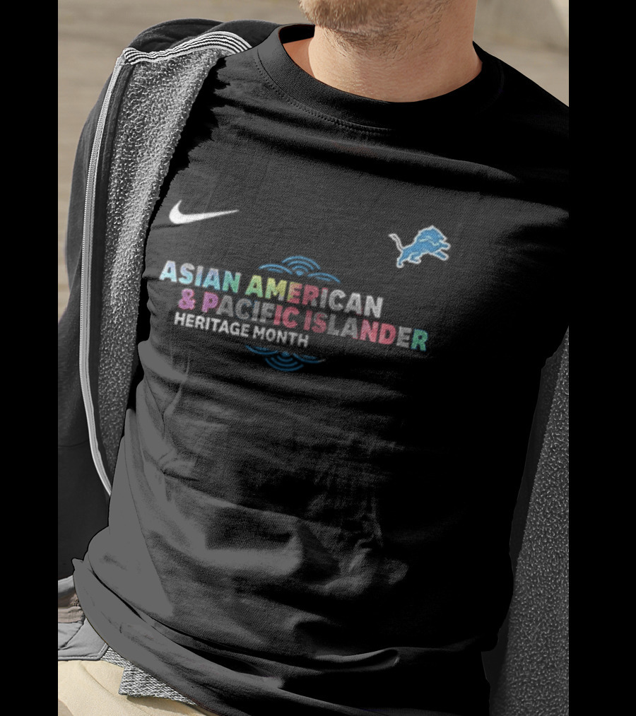 Nike Detroit Lions Asian American Pacific Islander Heritage Month T-Shirt
