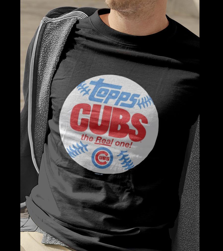 Topps Cubs The Real One Chicago Baseball T-Shirt