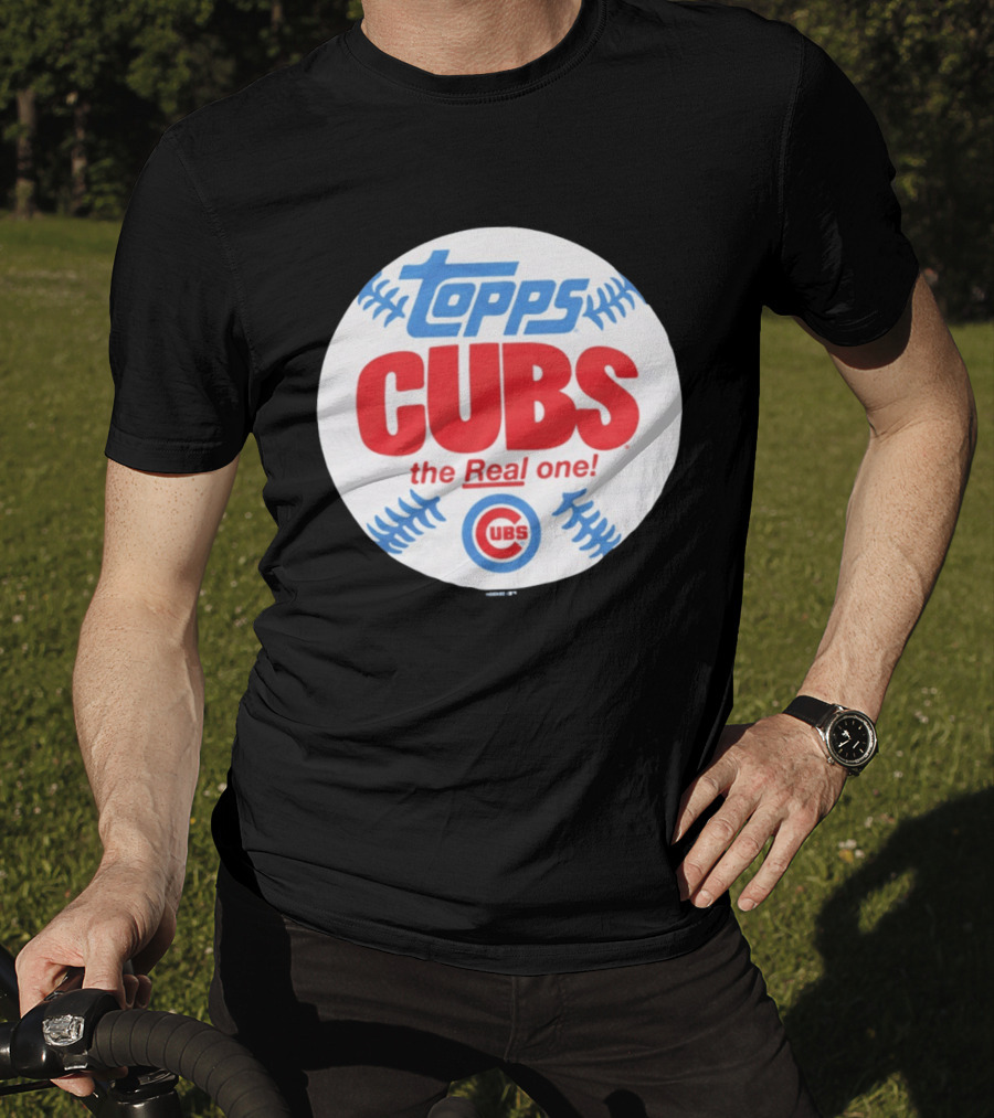 Topps Cubs The Real One Chicago Baseball T-Shirt