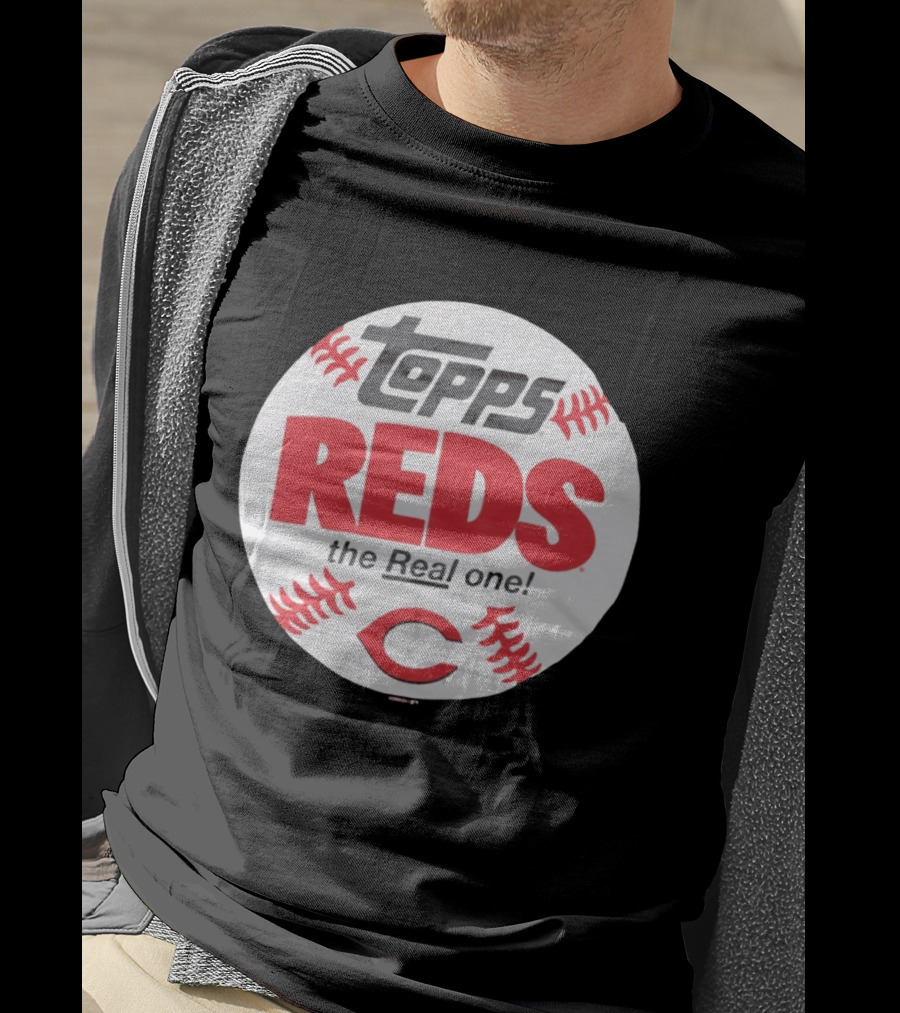 Topps Baseball Reds The Real One Cincinnati T-Shirt