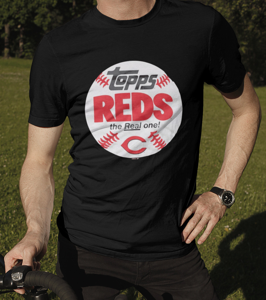 Topps Baseball Reds The Real One Cincinnati T-Shirt