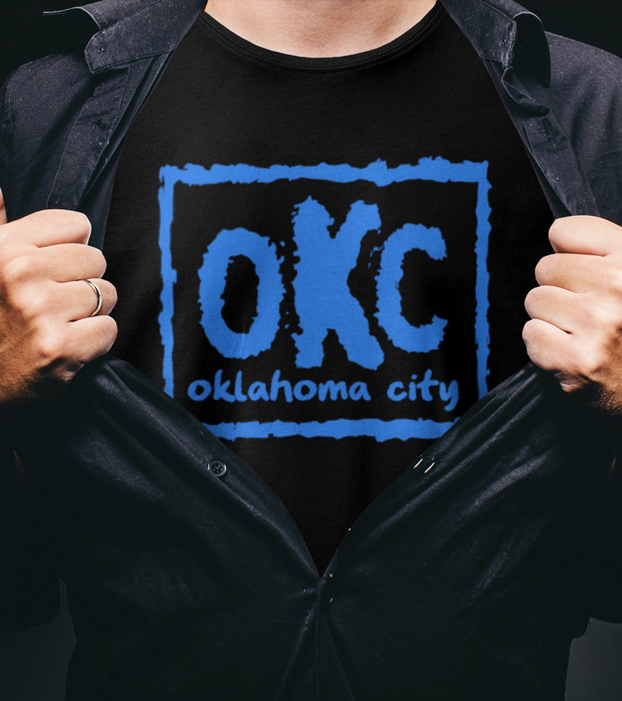 OKC Oklahoma City Thunder NWo Blue T-Shirt