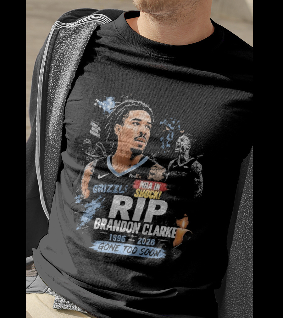 Original NBA In Memory Rest In Peace Brandon Clarke 1996 2026 T-Shirt