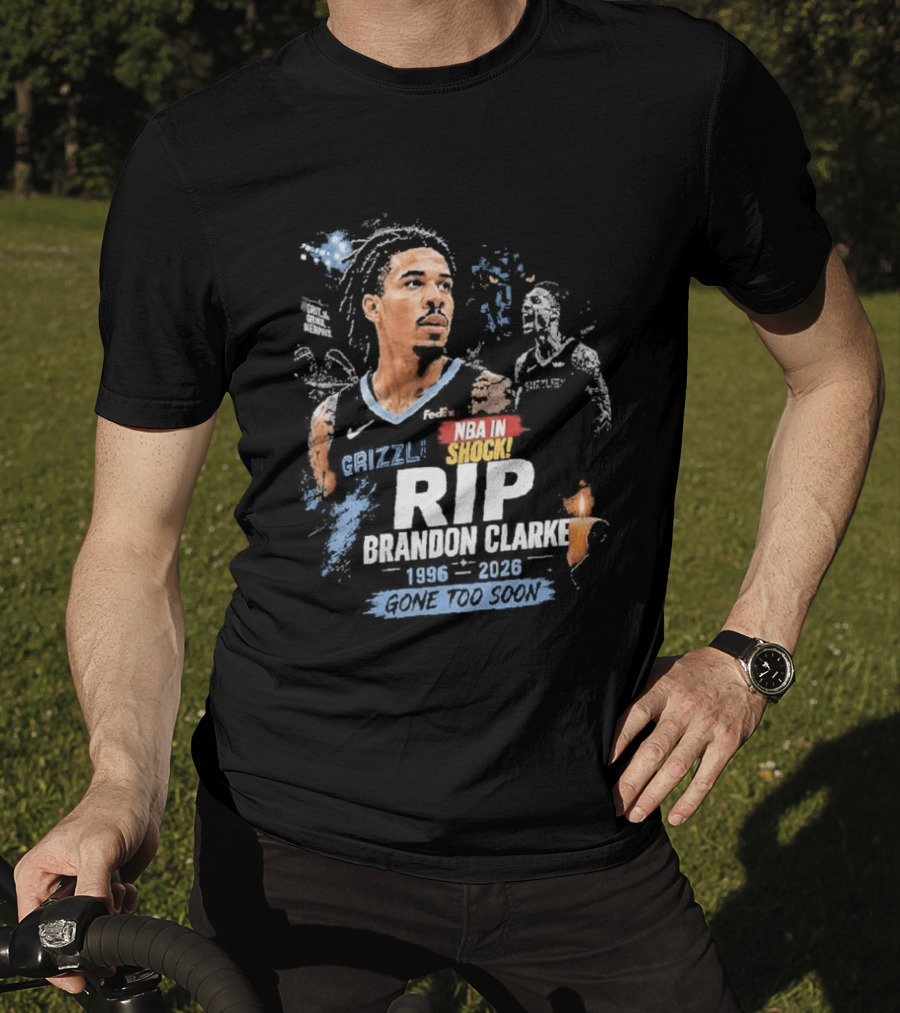 Original NBA In Memory Rest In Peace Brandon Clarke 1996 2026 T-Shirt