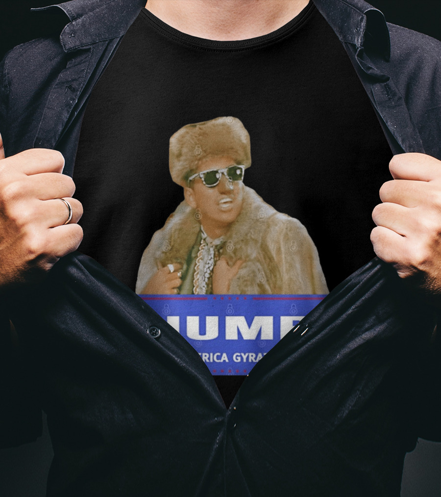 Hump Make America Gyrate Again Fur Coat Sunglasses Fashion T-Shirt