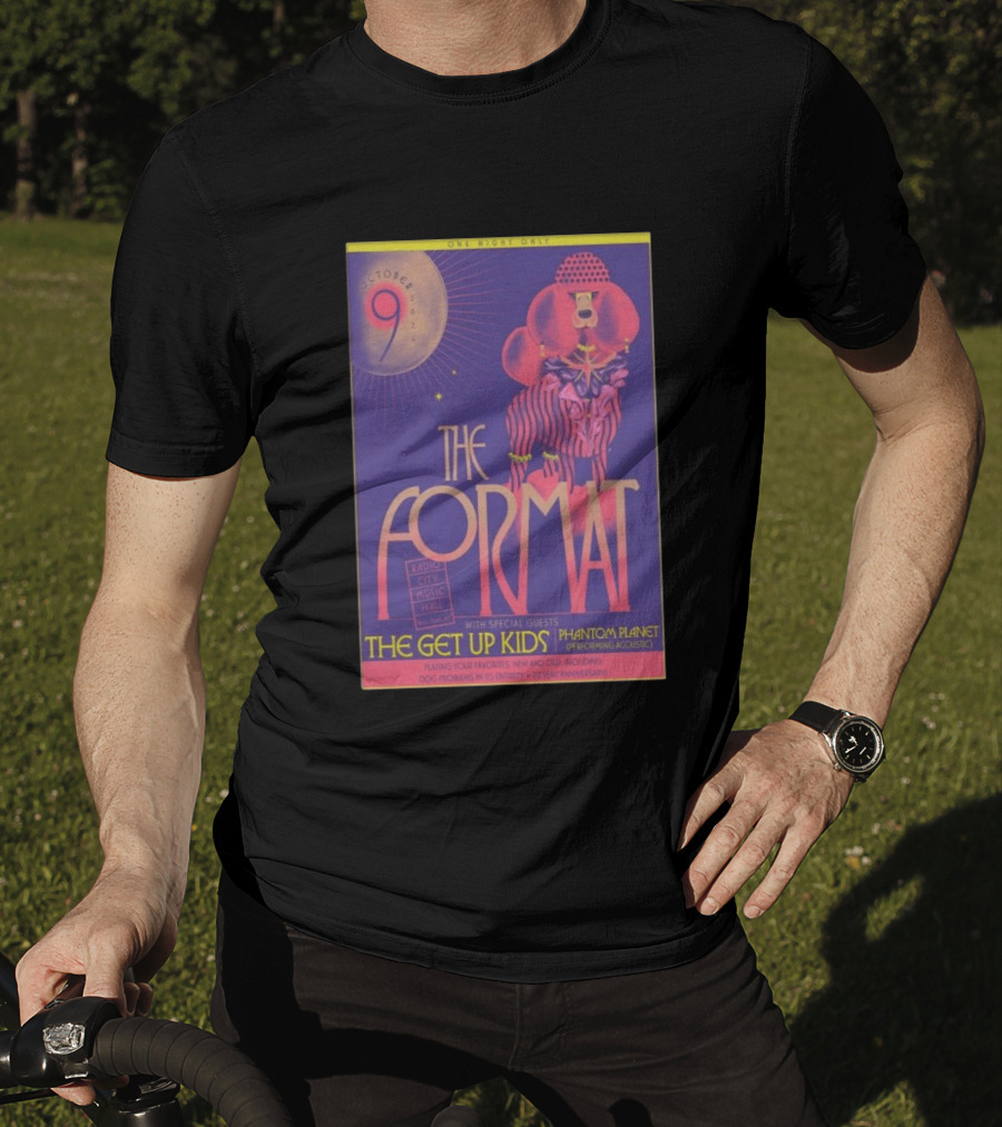 October 9 The Format With The Get Up Kids And Phantom Planet At Radio City Music Hall T-Shirt