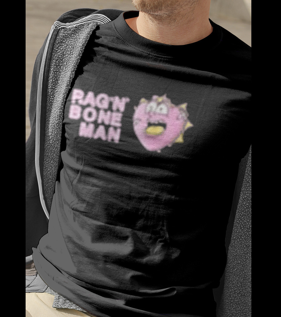 Rag'n'Bone Man Spiky Pink Donut Creature T-Shirt