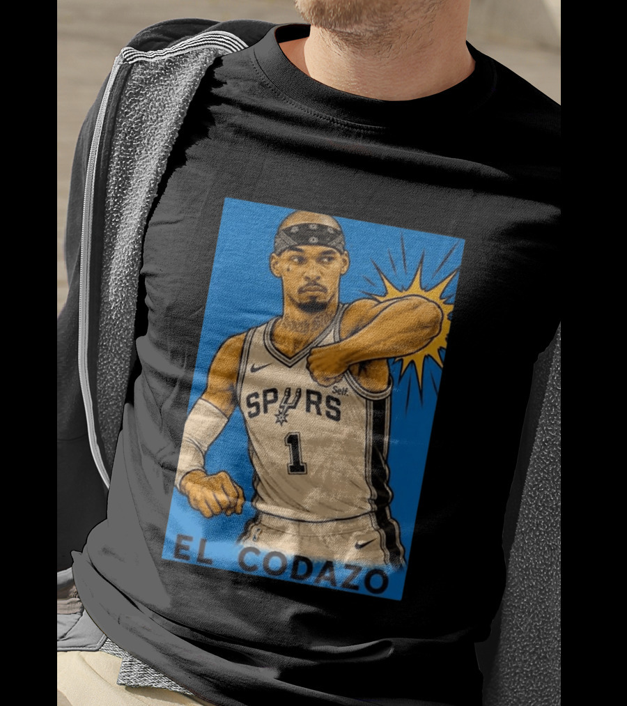 San Antonio Spurs El Codazo Victor Wembanyama Basketball Self T-Shirt