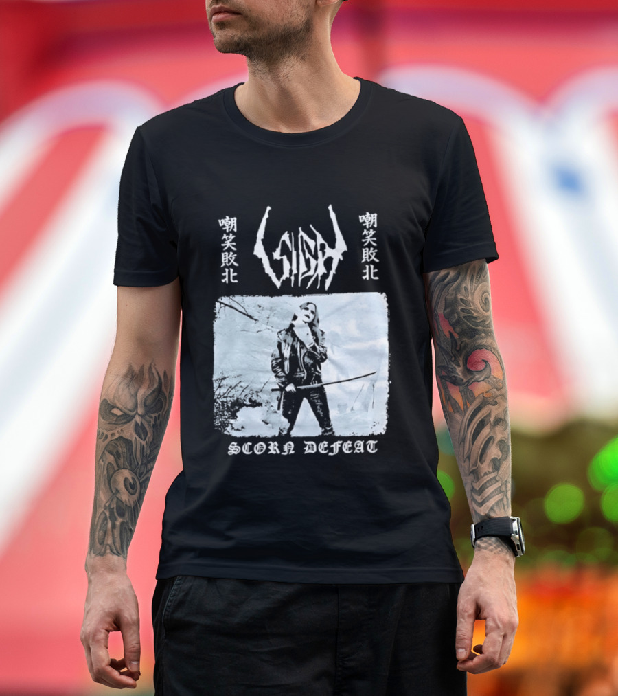 Sigh Scorn Defeat Samurai Japanese Metal T-Shirt