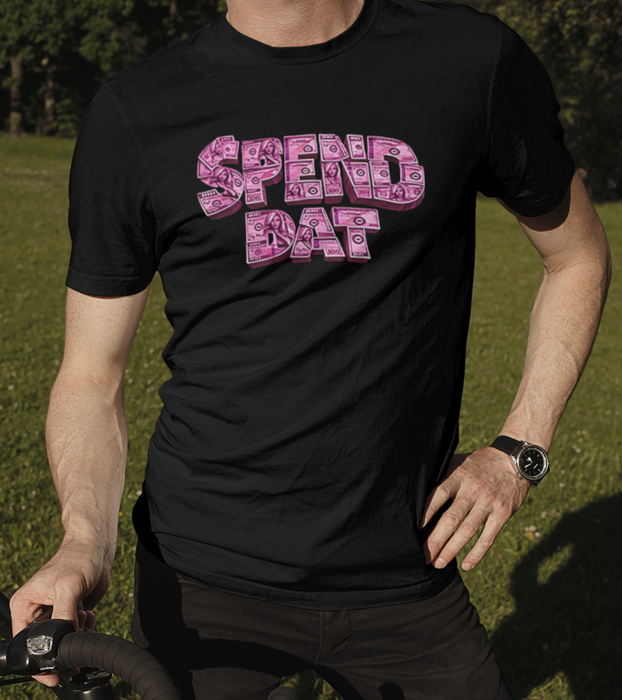 Spend Dat Pink Money Aesthetic Cash T-Shirt
