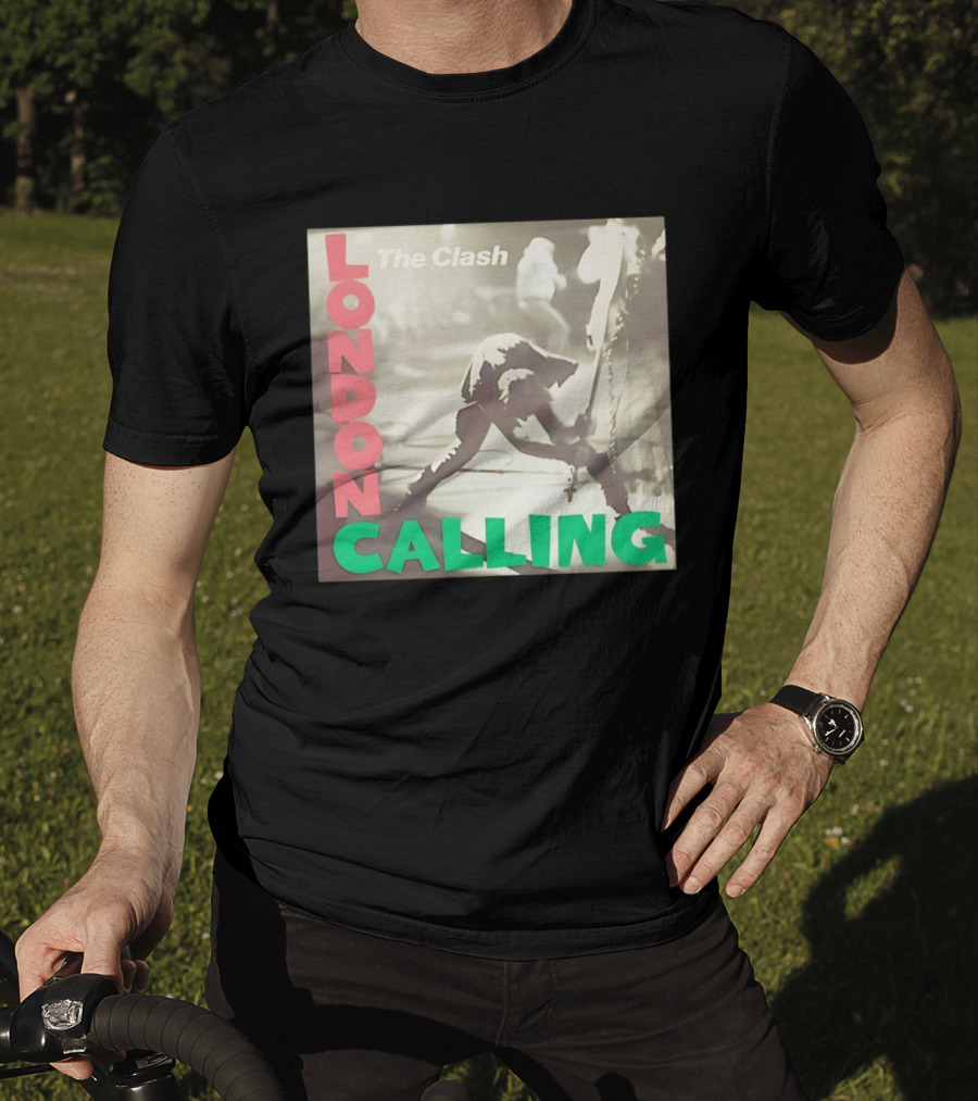 The Clash London Calling Punk Rock Album Cover Image T-Shirt
