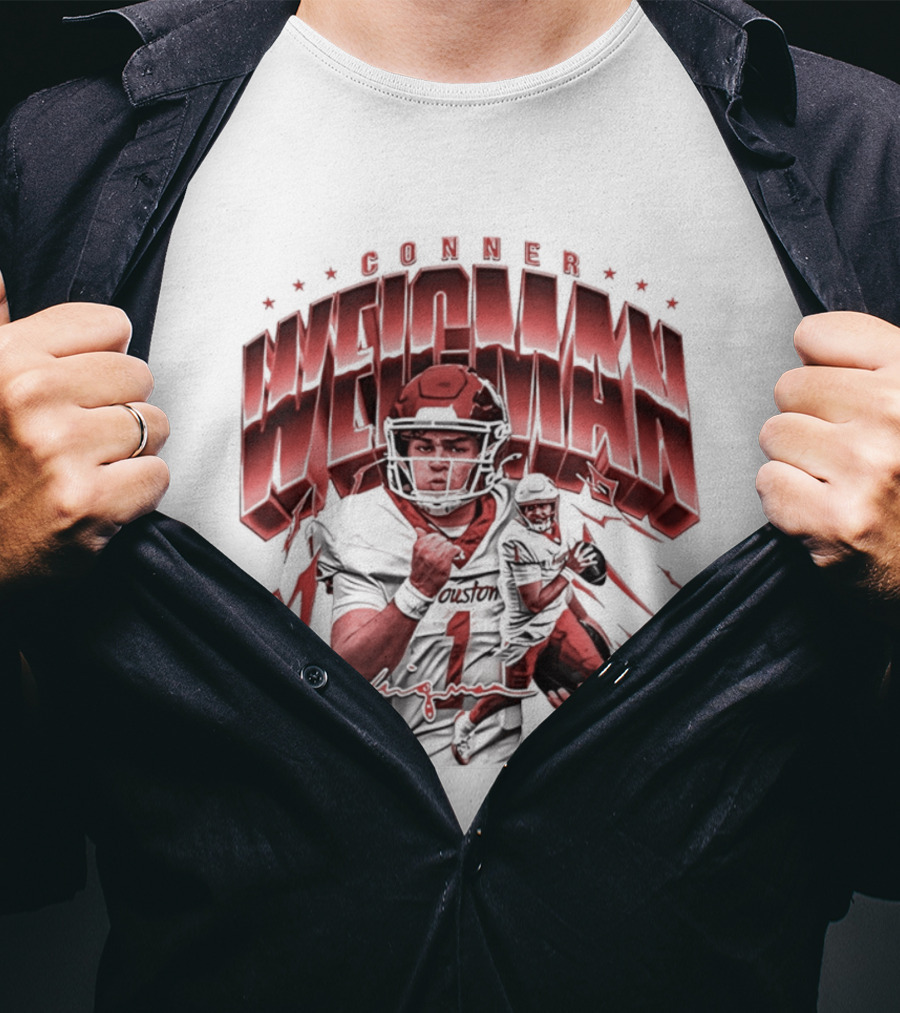 Conner Weigman Houston Cougars Football Player NCAA Team Spirit T-Shirt