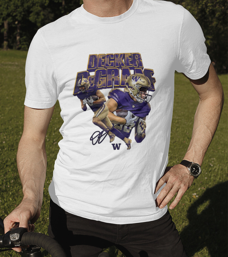 Decker DeGraaf Washington Huskies NCAA Football W T-Shirt