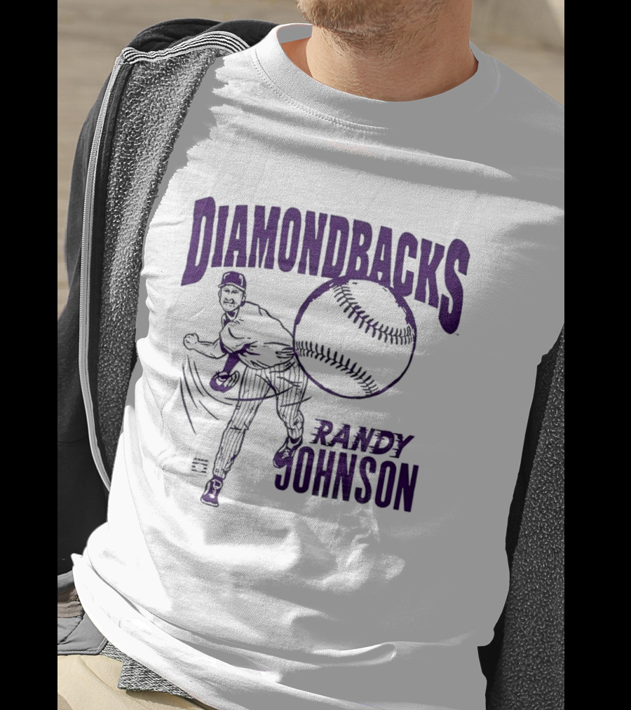 Randy Johnson Arizona Diamondbacks Cooperstown Collection Baseball T-Shirt
