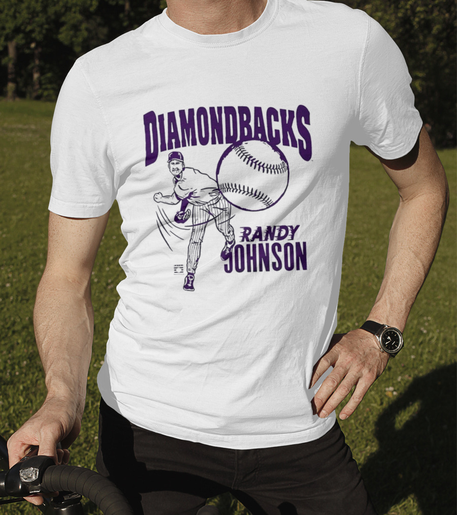 Randy Johnson Arizona Diamondbacks Cooperstown Collection Baseball T-Shirt