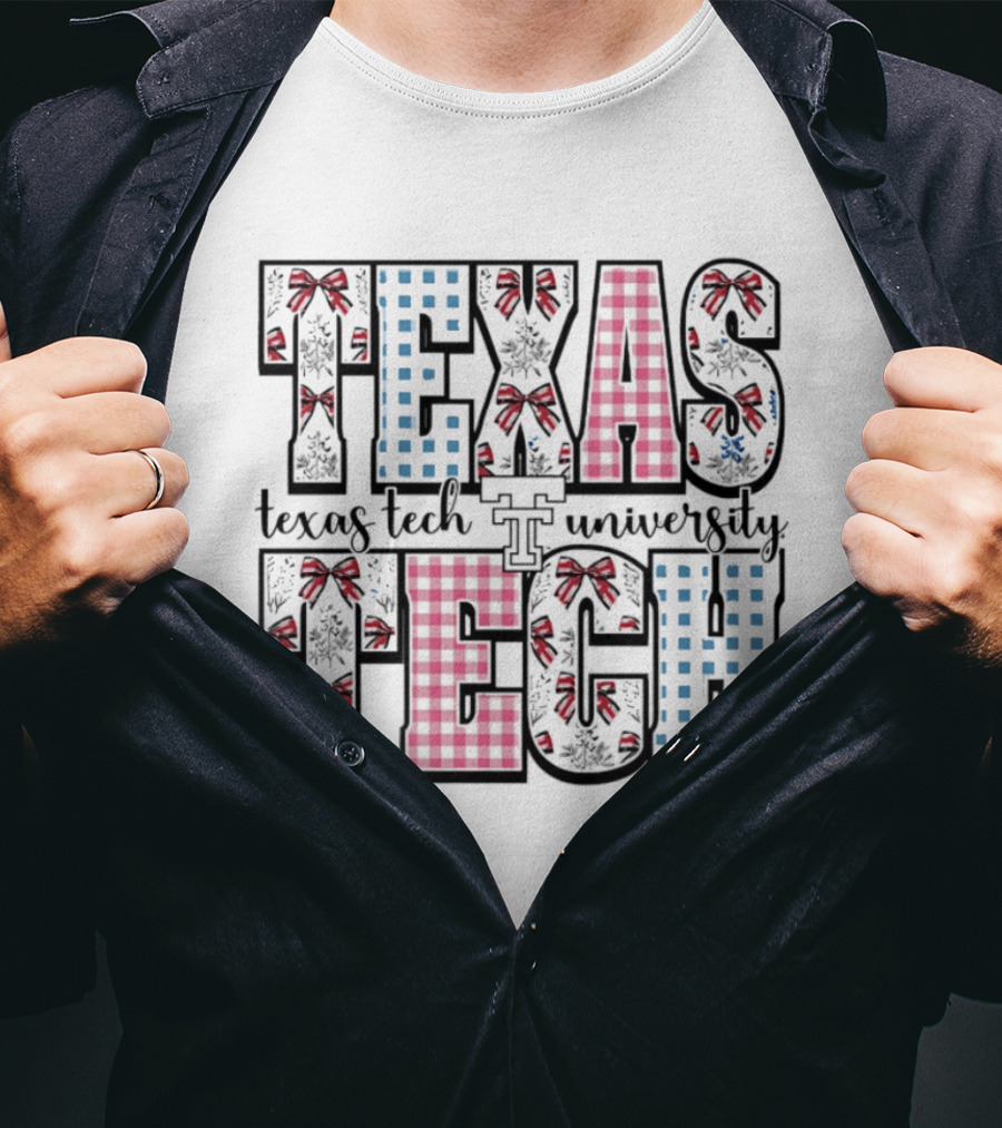Texas Tech University Coquette Bow T-Shirt