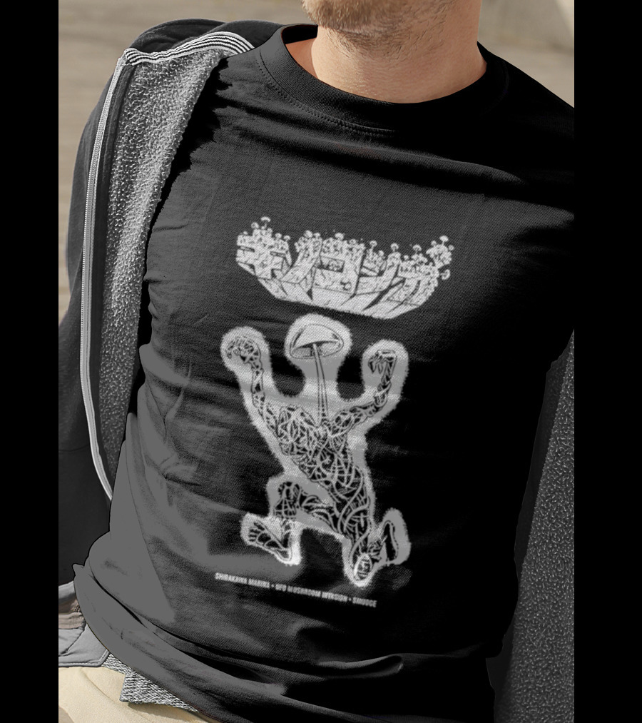 UFO Mushroom Invasion Extraterrestrial Encounter T-Shirt
