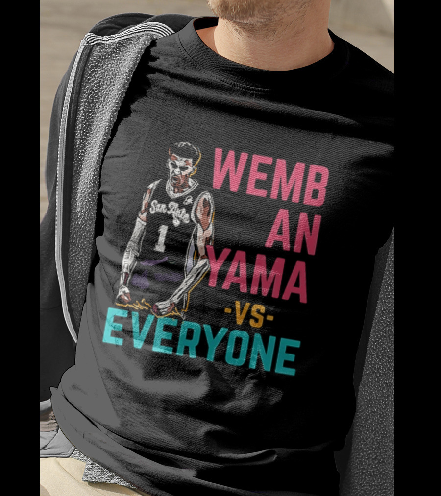 Victor Wembanyama Vs Everyone San Antonio Spurs NBA 2026 T-Shirt