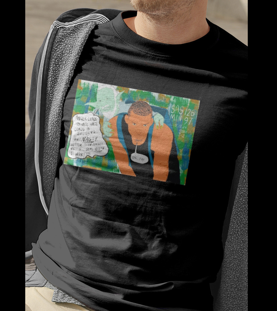 SAS 126 MIN 97 Baby Yoda Pop Anger Leads To Hate Nasty Alien Wemby Ok Pop T-Shirt