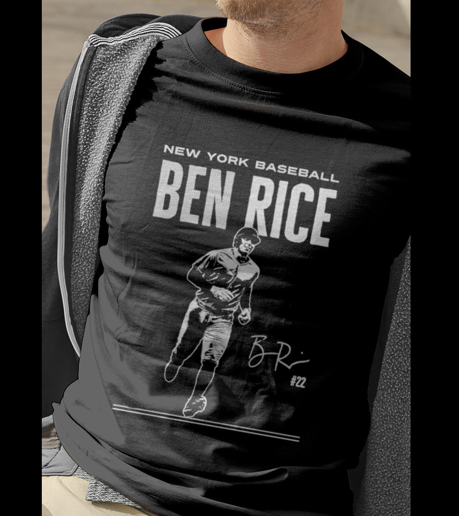 New York Baseball Ben Rice Athlete T-Shirt