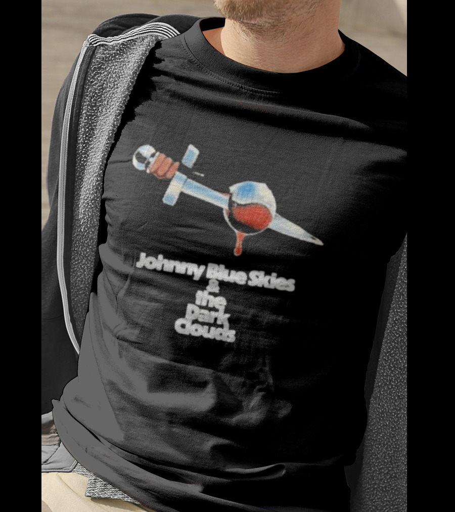 Johnny Blue Skies And The Dark Clouds Bloodied Dagger T-Shirt