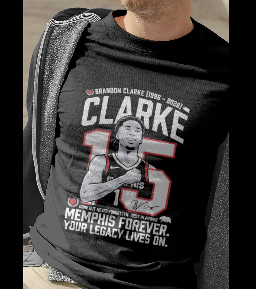 Brandon Clarke 15 Memphis Forever Legacy Lives On T-Shirt