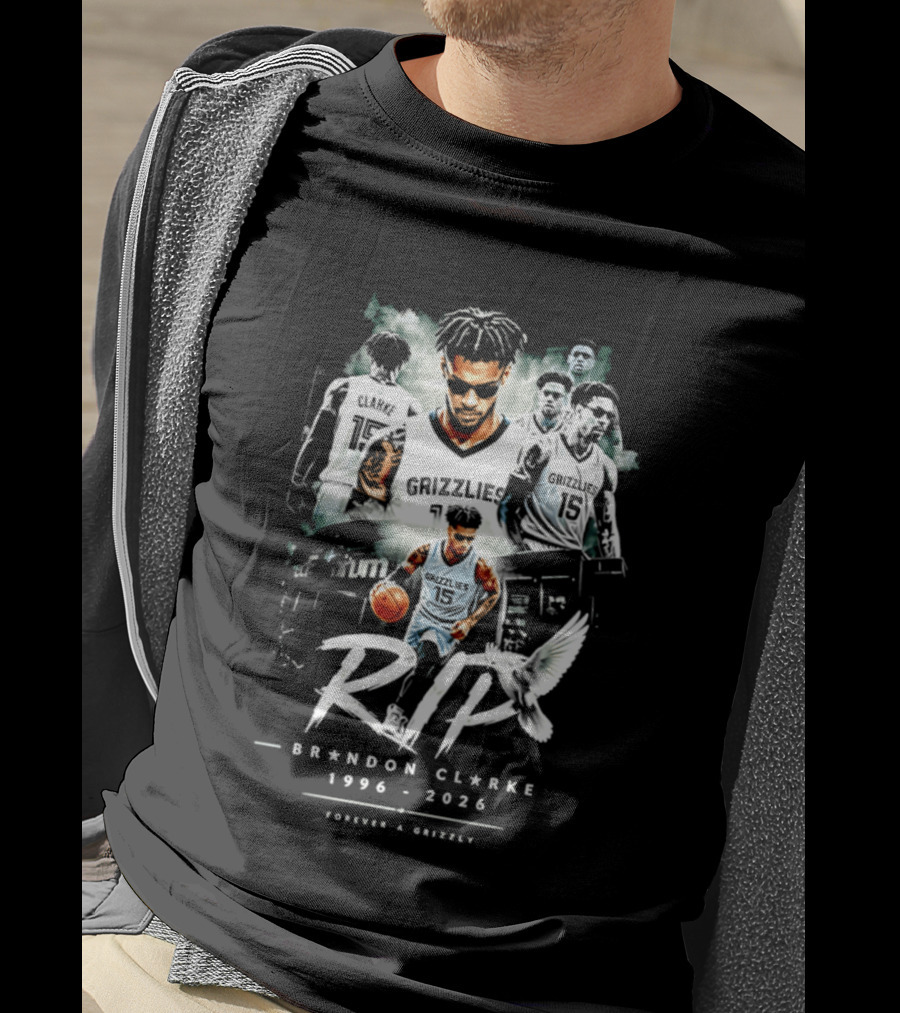 Brandon Clarke R.I.P 1996 2026 Forever A Grizzly T-Shirt