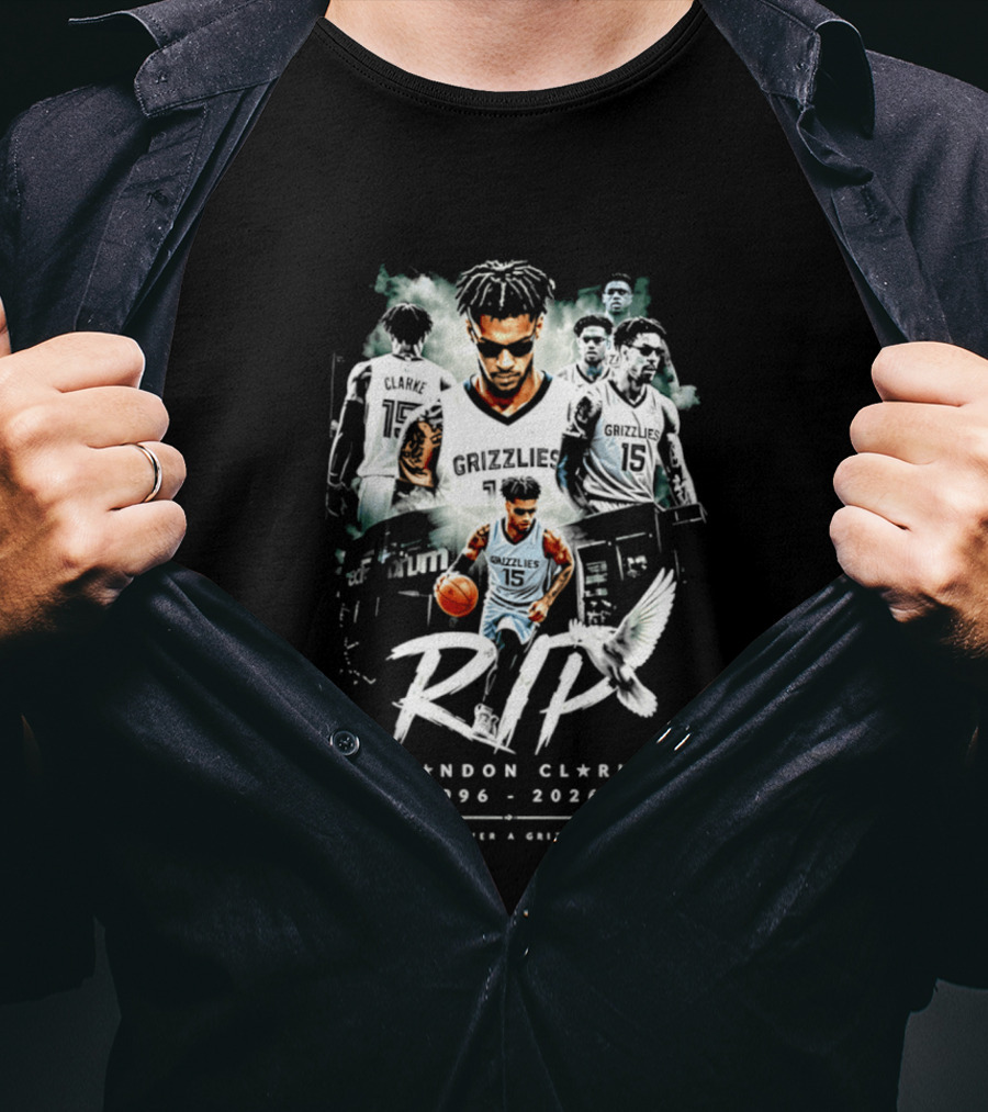 Brandon Clarke R.I.P 1996 2026 Forever A Grizzly T-Shirt