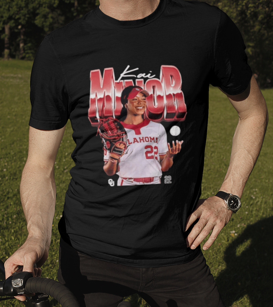 Kai Minor Oklahoma 22 Sooners Softball Player T-Shirt