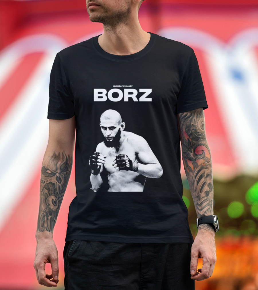 Khamzat Chimaev Borz Fighter Recognition T-Shirt