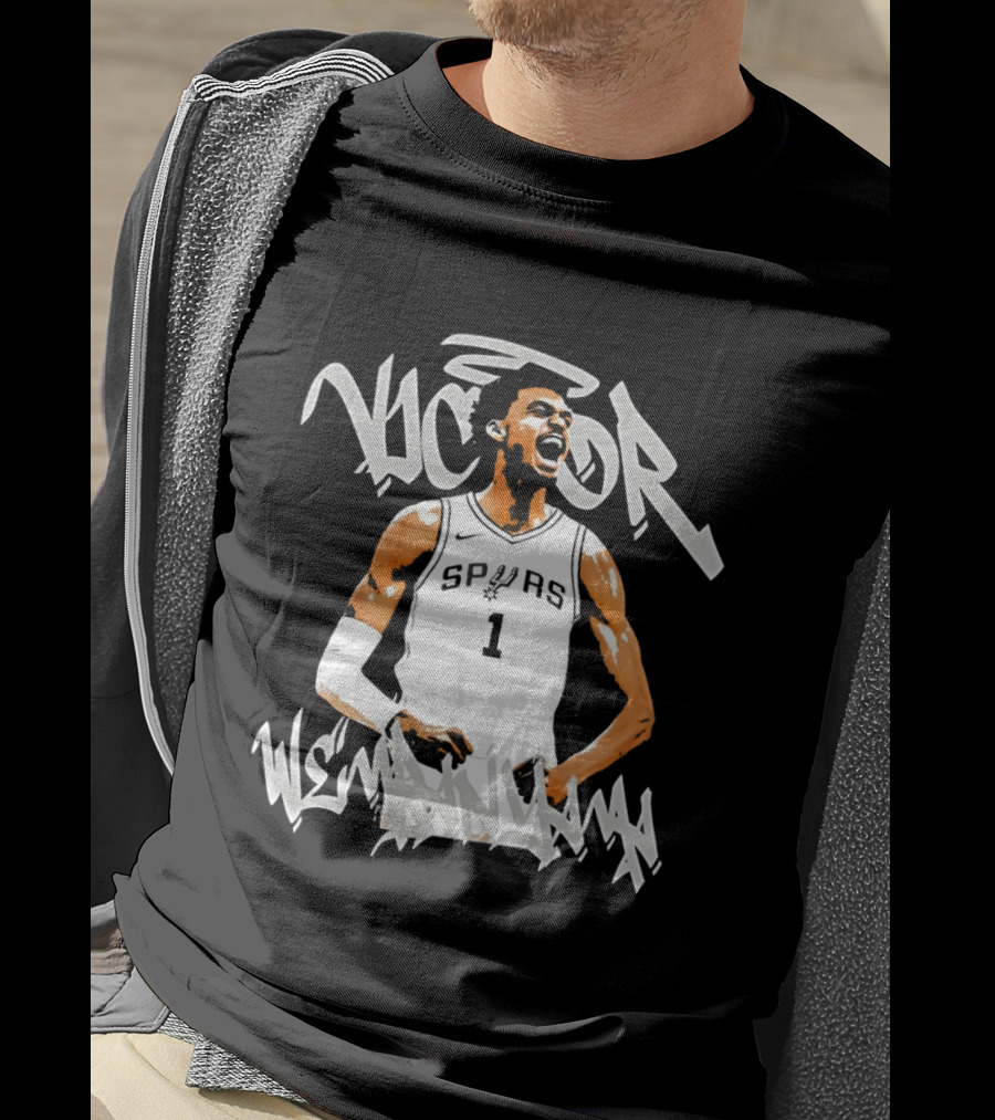 Victor Wembanyama Spurs Basketball Celebration 2026 T-Shirt