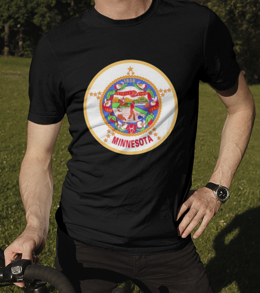L'étoile Du Nord 1819 1858 1893 Seal Of Minnesota T-Shirt