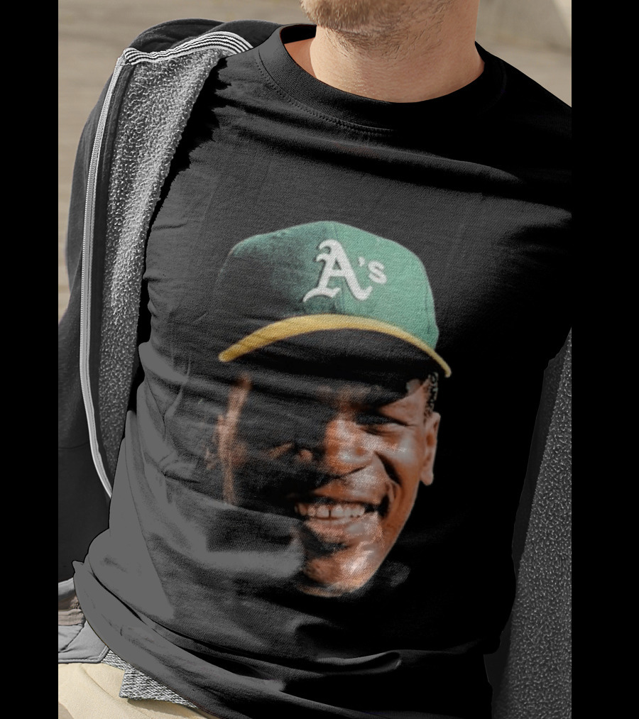 Dallas Braden Rickey Henderson A's Cap T-Shirt