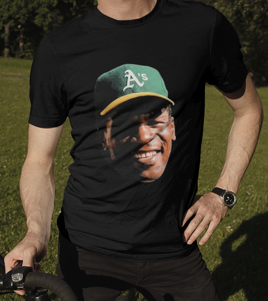 Dallas Braden Rickey Henderson A's Cap T-Shirt