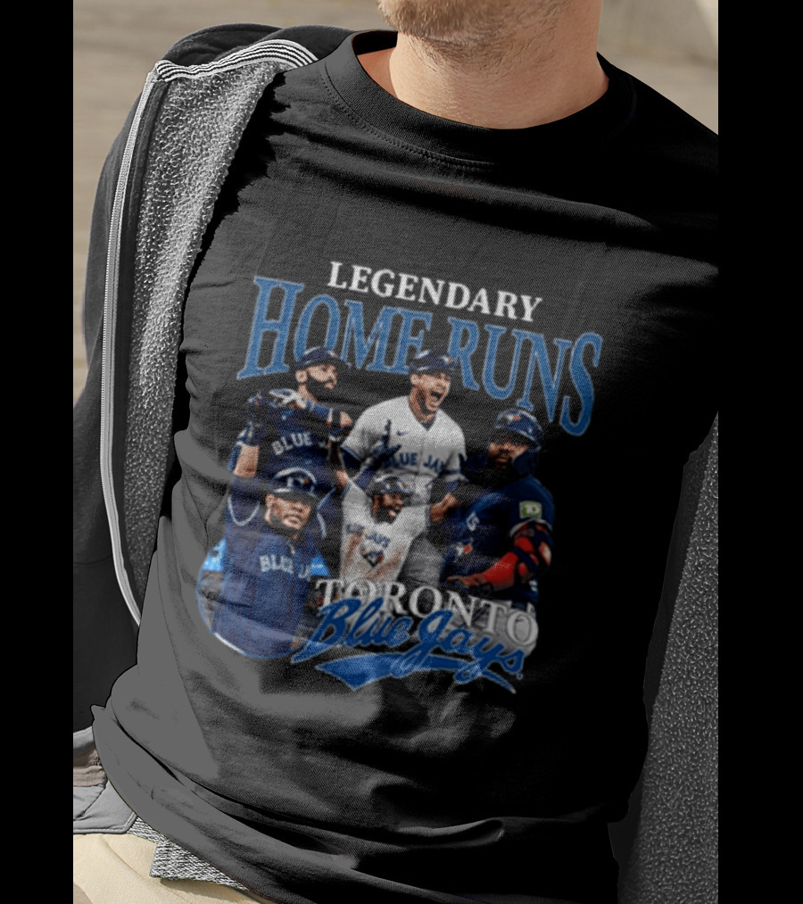 Legendary Home Runs Toronto Blue Jays Blue Jays Baseball Stars T-Shirt