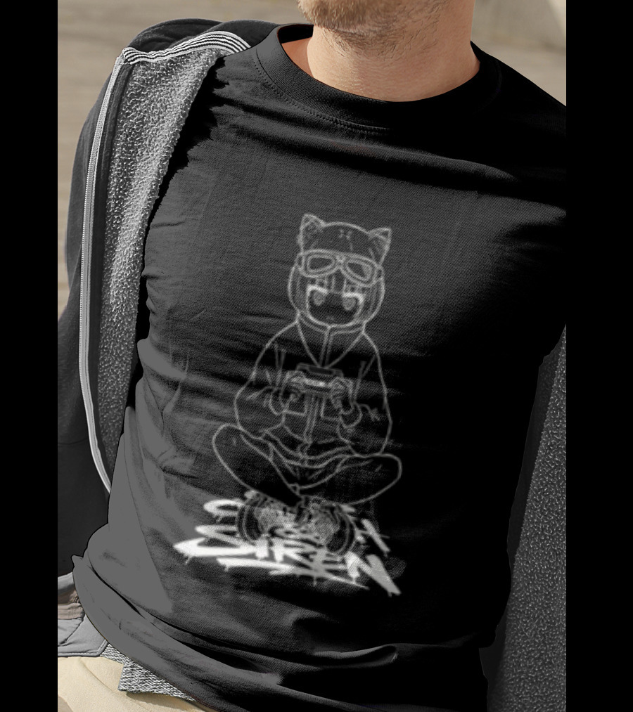 Lost Frog Ccs4 Cat Eared Gamer With Console T-Shirt