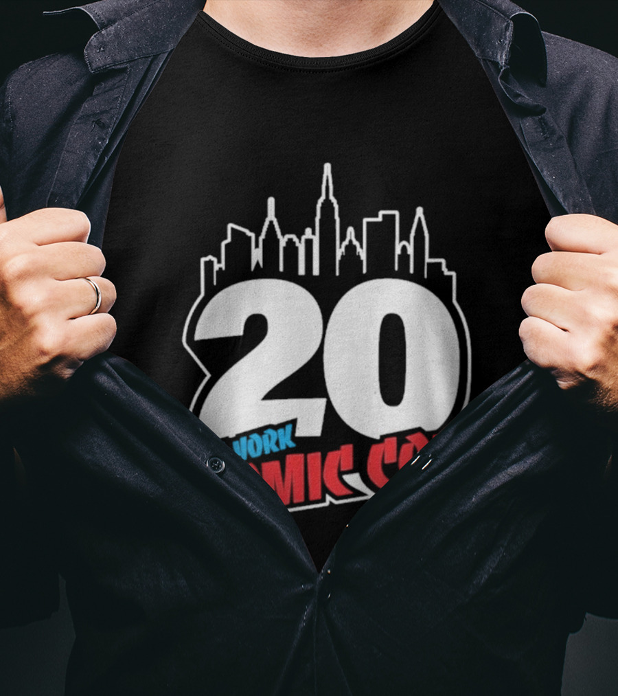 New York Comic Con 20th Anniversary 2026 Skyline Celebration NYCC T-Shirt