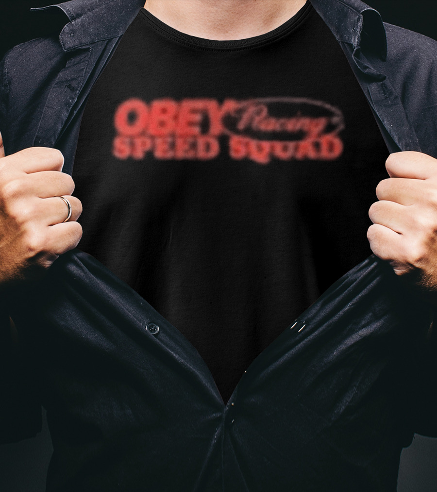 Obey Clothing Speed Squad Heavyweight Racing Team T-Shirt