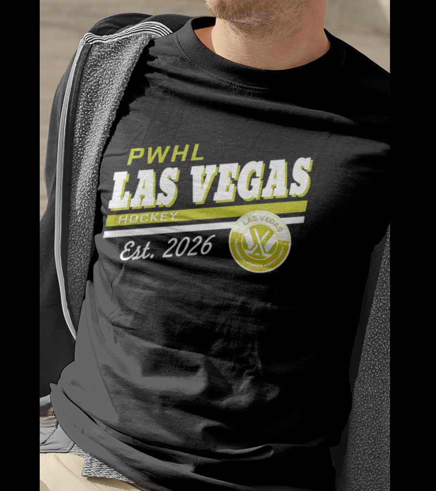 PWHL Las Vegas Hockey Est. 2026 Professional Women's Hockey League T-Shirt