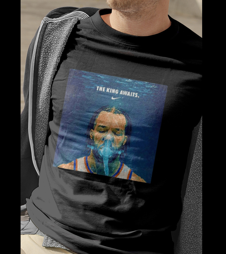 Jalen Brunson NY Knicks The King Awaits Nike T-Shirt