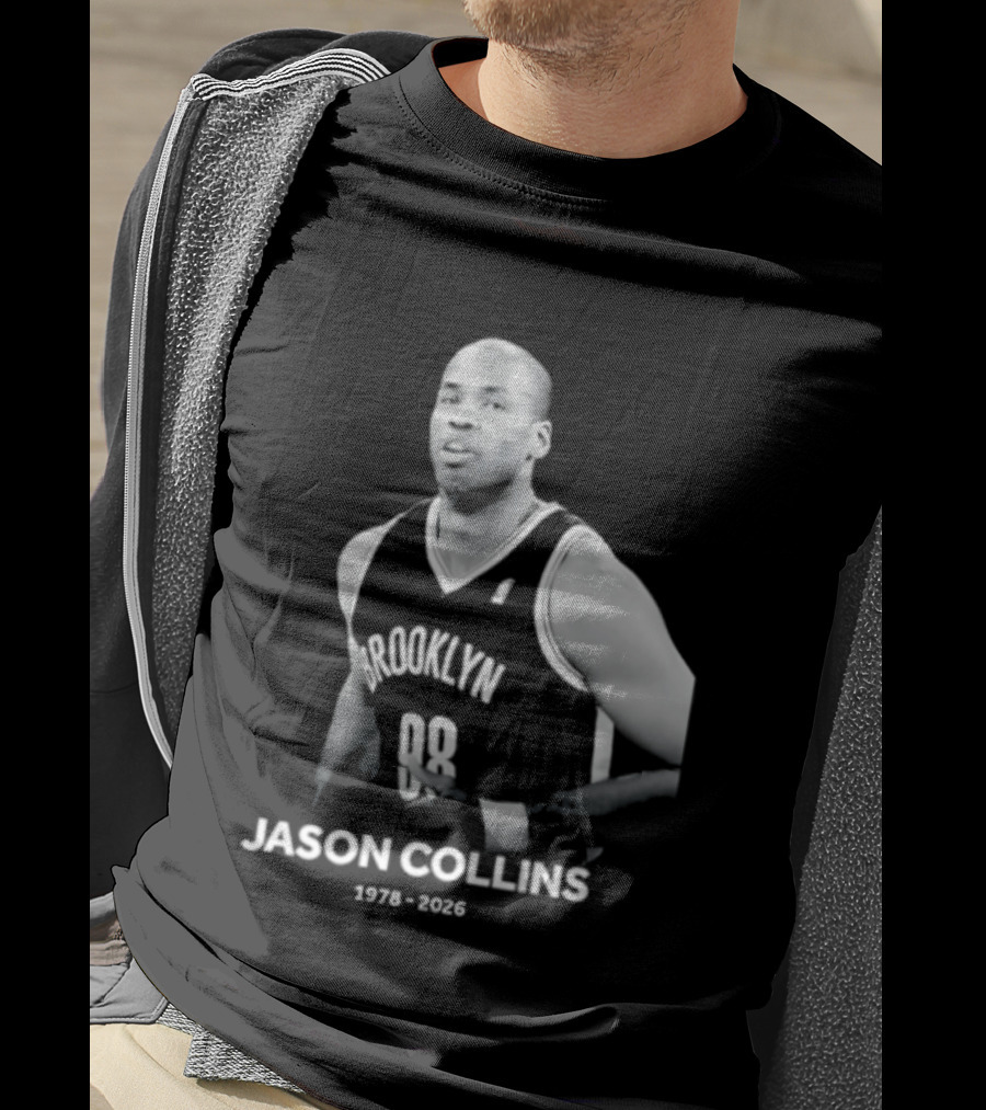 Rest In Peace Jason Collins Brooklyn 1978 2026 First Openly Gay NBA Player T-Shirt