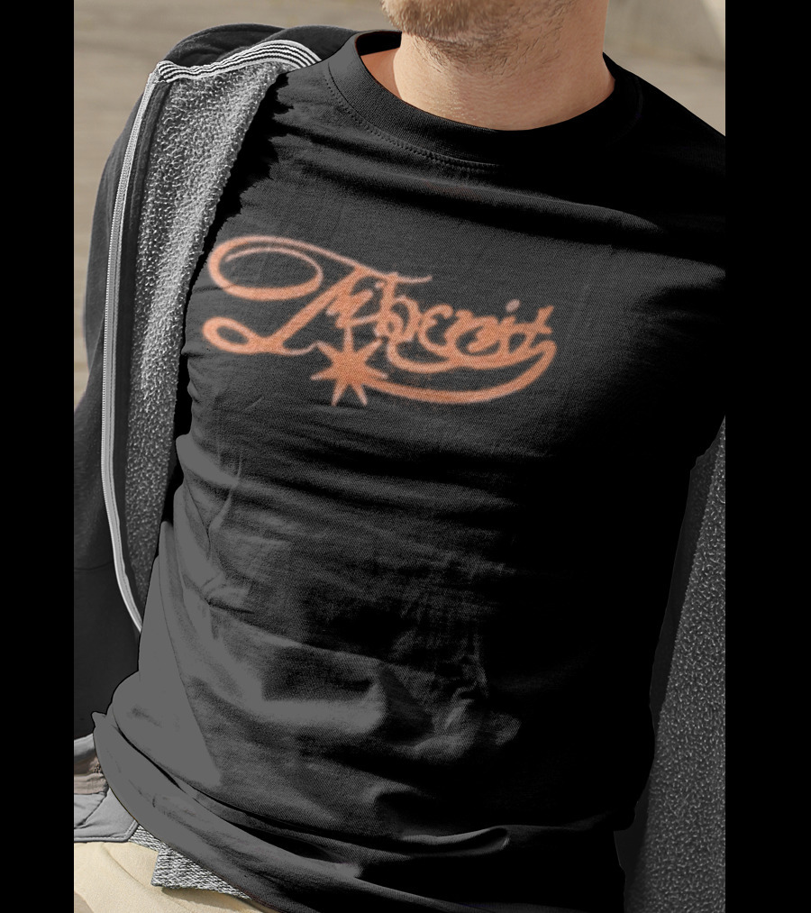 Jiberish Matterhorn Script Logo Orange T-Shirt