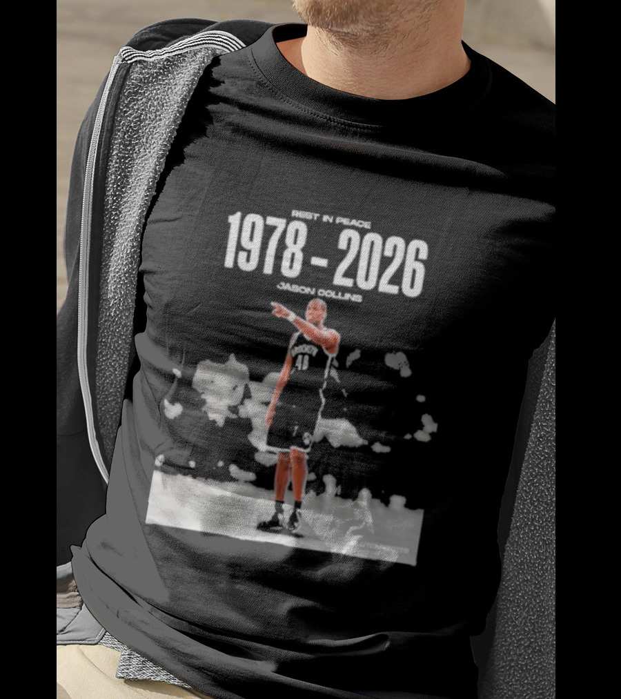 Rip In Power 1978 2026 Jason Collins Basketball Tribute Clutchpoints T-Shirt