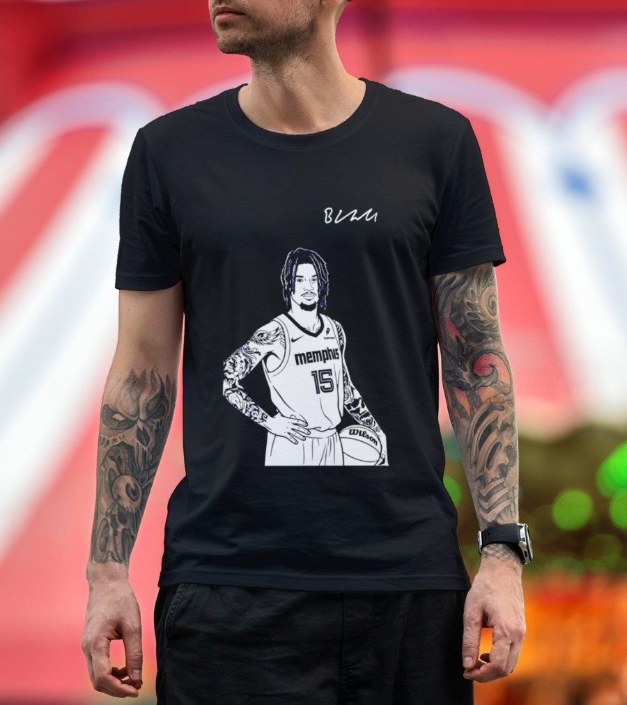 RIP Memphis Grizzlies Brandon Clarke Number 15 Basketball Star T-Shirt